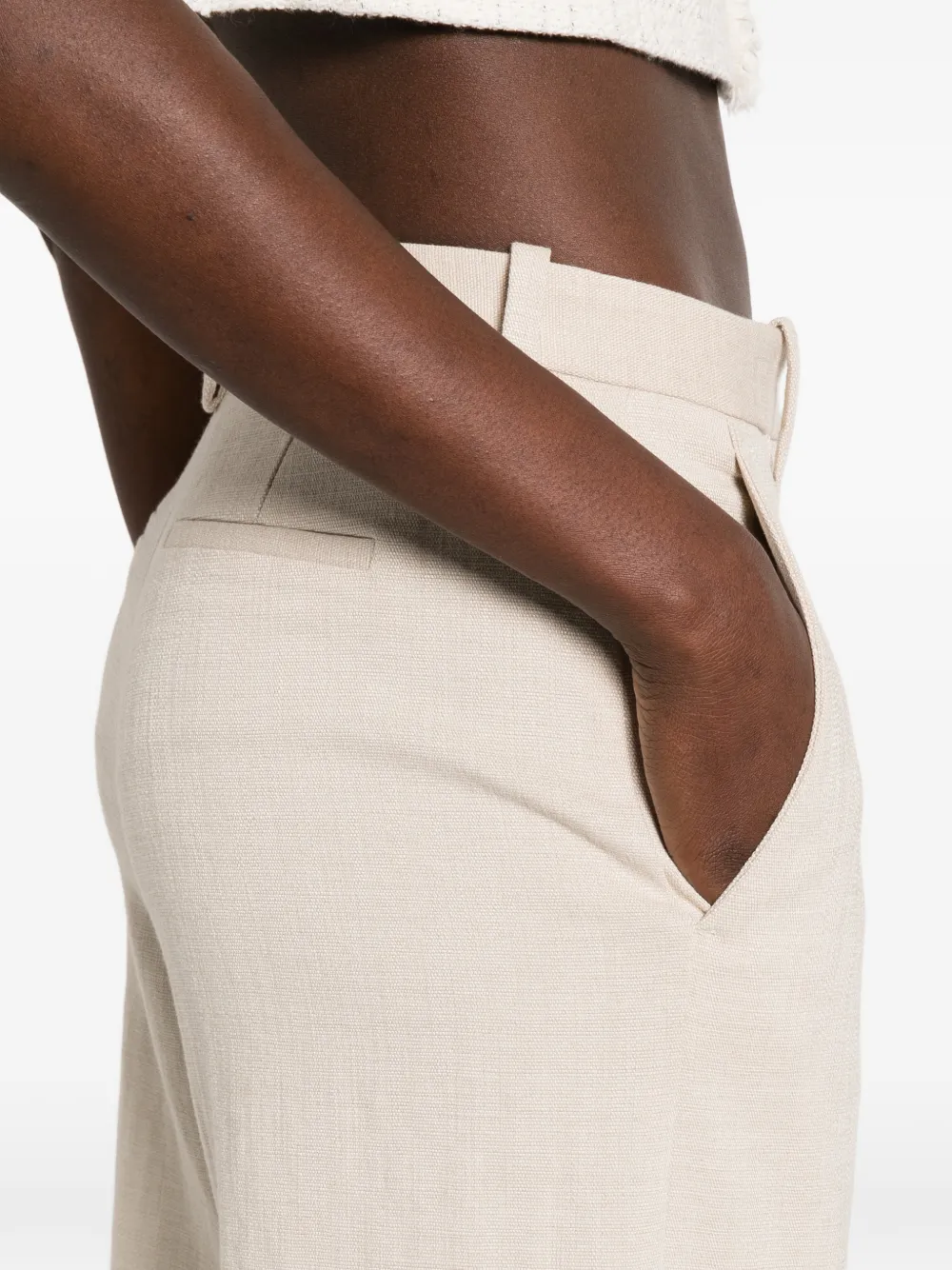 Maje Broek met zijzak Beige