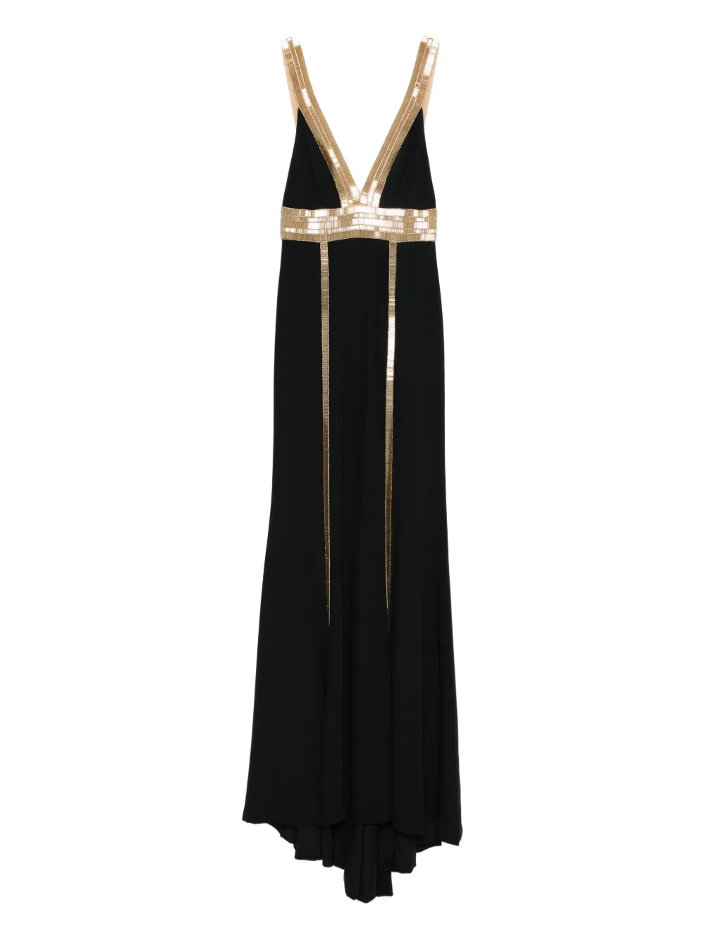 Costarellos Embellished Maxi Dress In Black