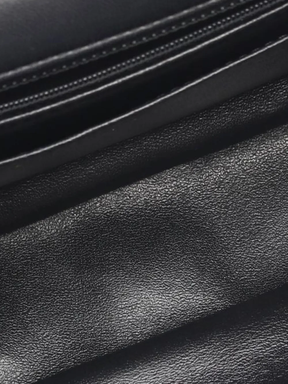 Pre-owned Chanel 2017-2018 Quilted Chevron Lambskin Top Handle Flap Satchel In Black