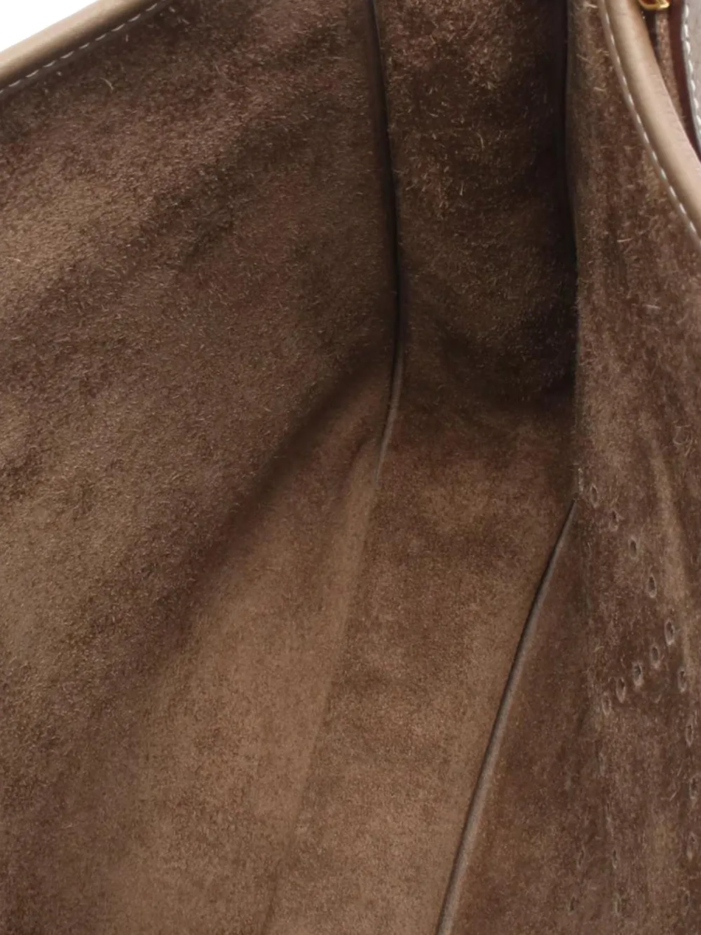 Pre-owned Hermes 2021 Clemence Evelyne Iii Pm Crossbody Bag In Brown