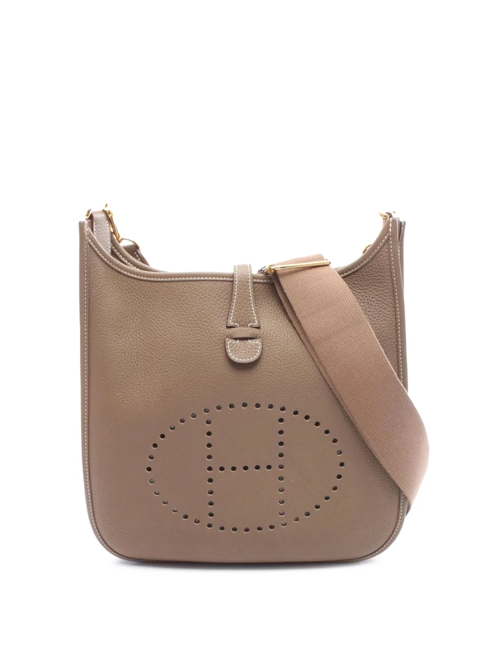 Hermès Pre-Owned 2021 Clemence Evelyne III PM crossbody bag - ブラウン Hermès Pre-Owned 2021 Clemence Evelyne III PM crossbody bag - ブラウン