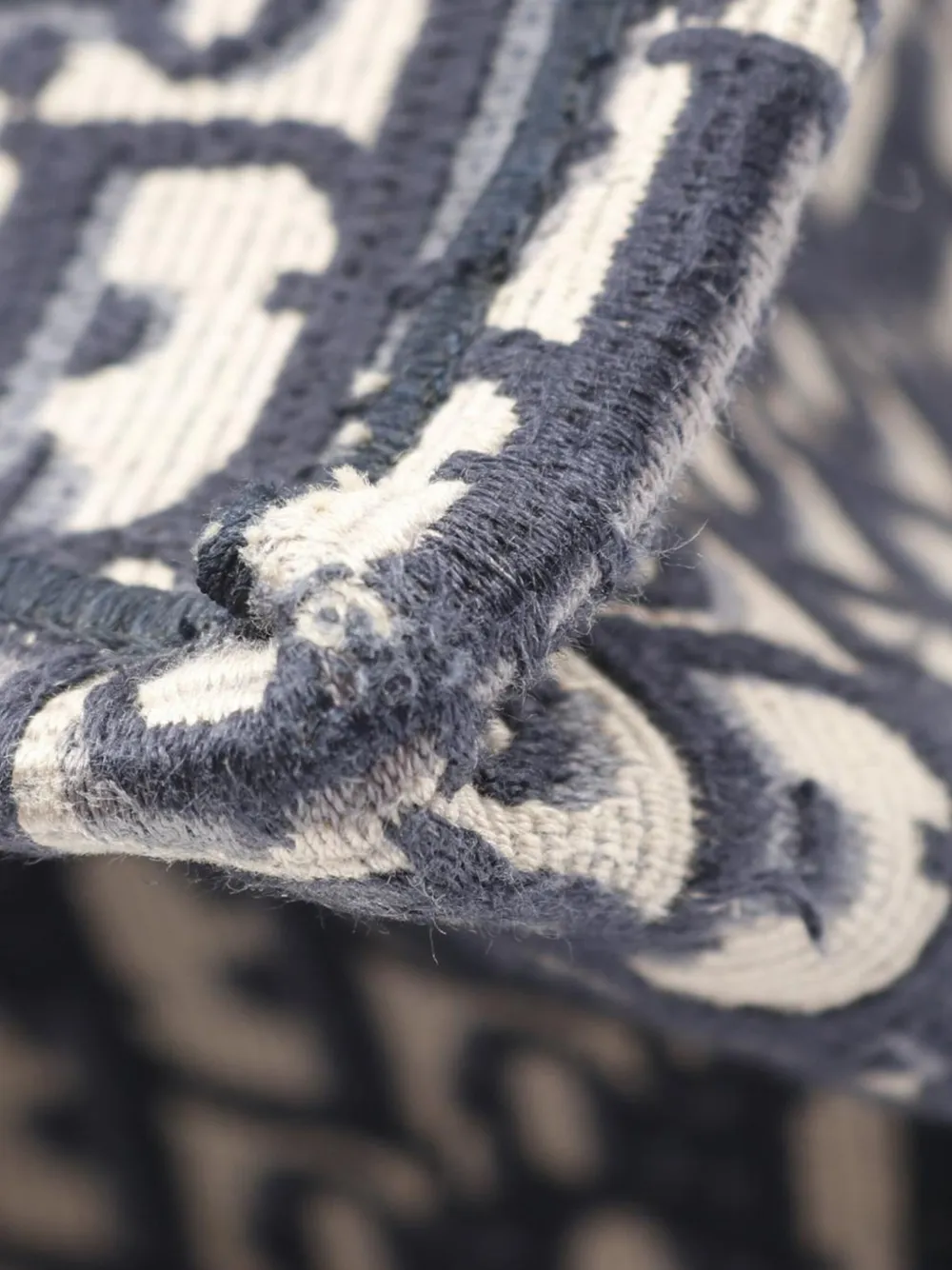 Pre-owned Dior 2010-2025 Medium Oblique Canvas Book Tote Bag In Brown