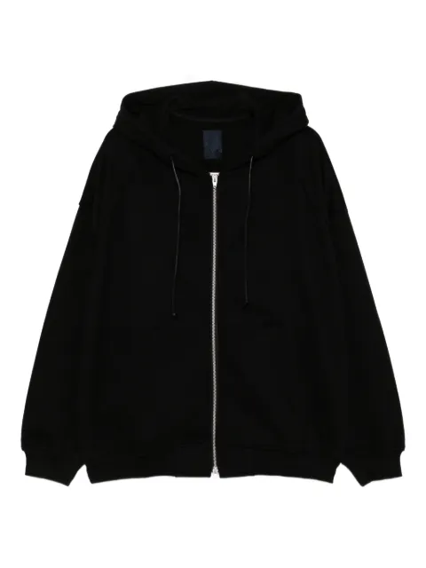 Juun.J x Brandlised zip-up hoodie