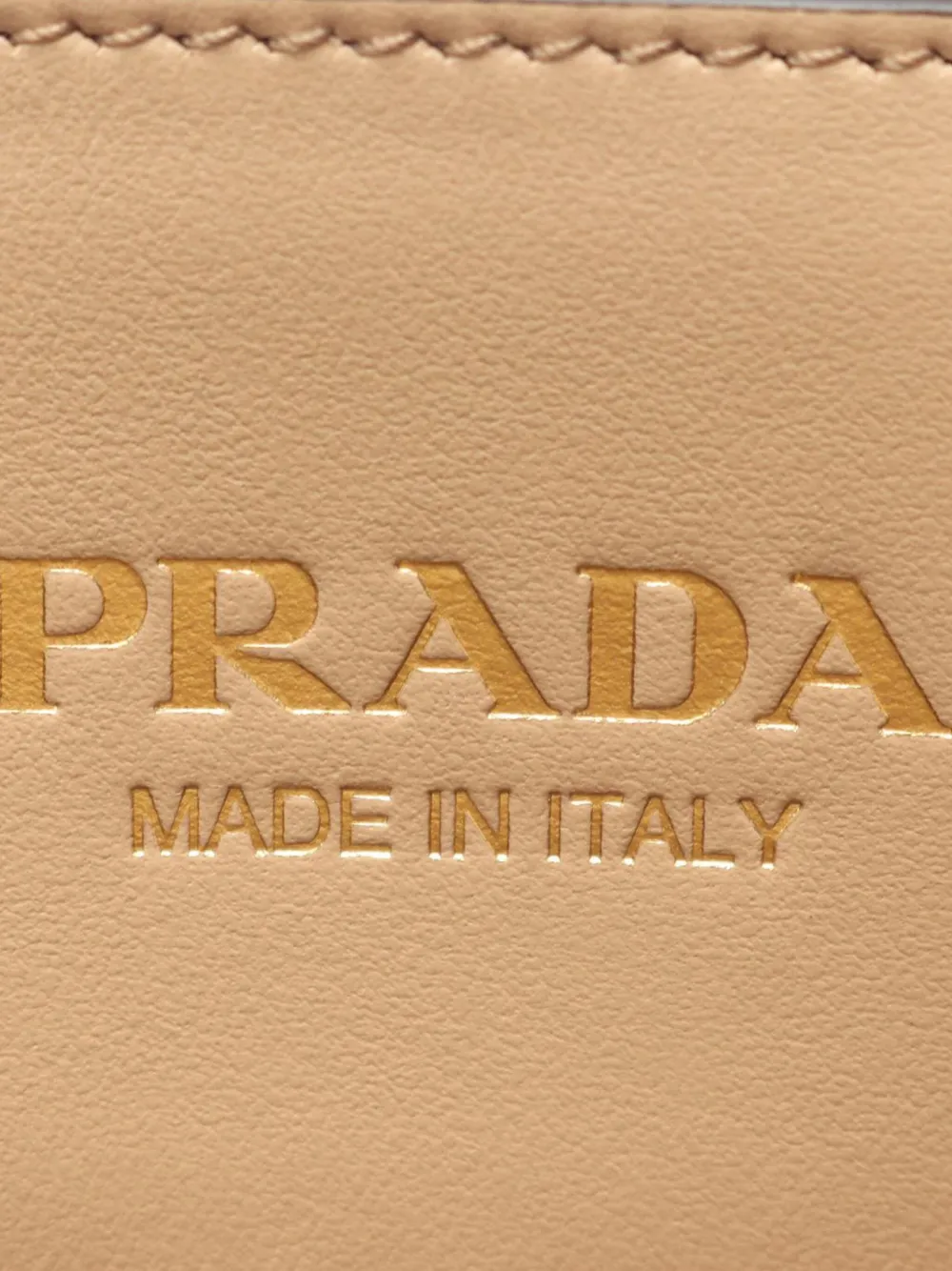 PRADA Pre-owned 2010-2025 Small Soft Calf Symbole Satchel In Brown