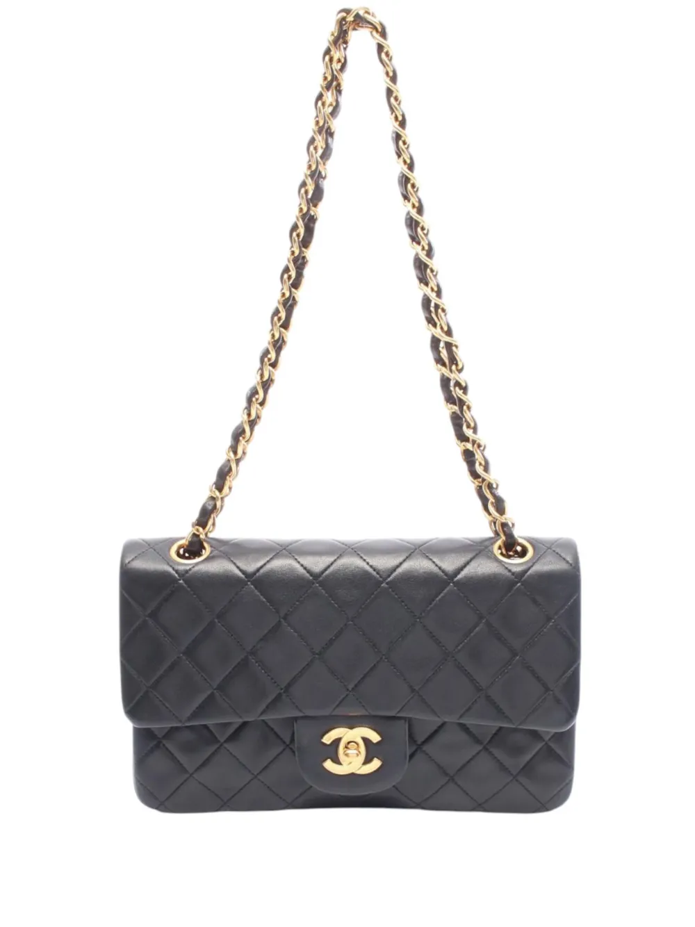 CHANEL Pre-Owned 1994-1996 Small Classic Lambskin Double Flap shoulder CHANEL Pre-Owned 1994-1996 Small Classic Lambskin Double Flap shoulder