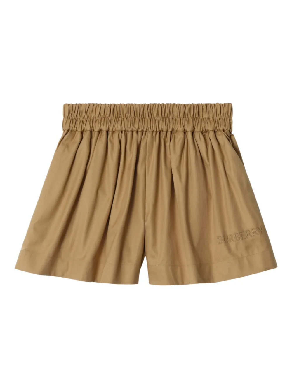 Burberry Kids Shorts con ricamo - Toni neutri
