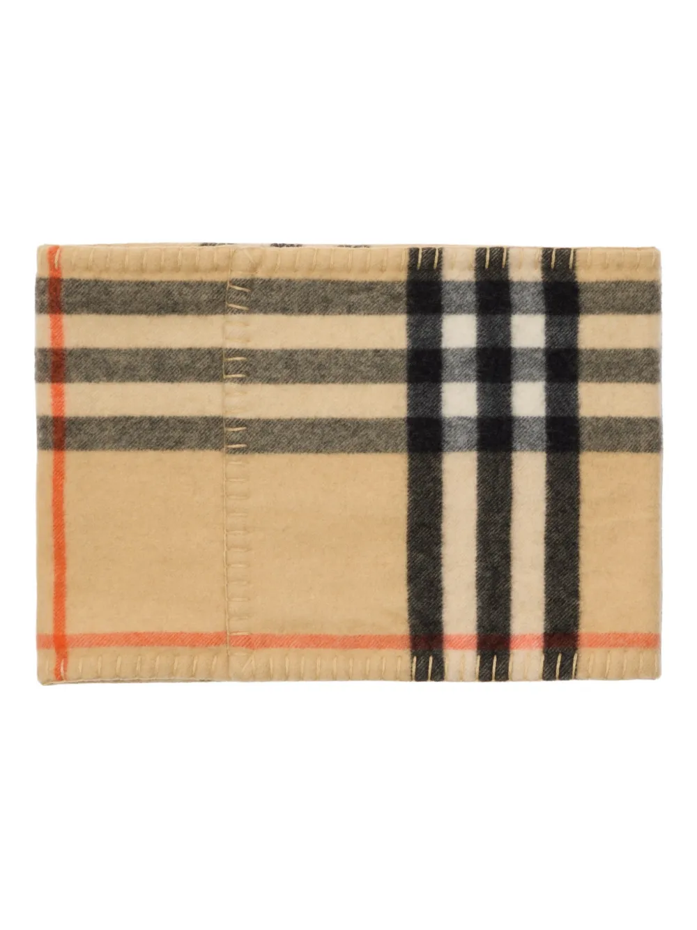 Burberry checked cashmere snood | neutro | Image 1