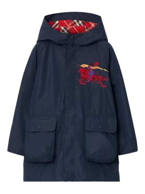 Burberry Kids logo-embroidered parka
