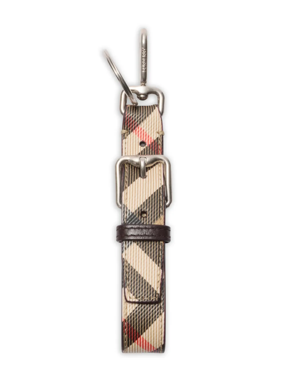 Burberry checkd B--buckle keyring | neutro | Image 1