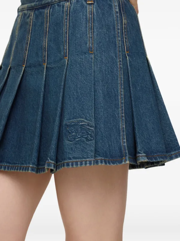 Burberry プリーツミニスカート | ブルー | FARFETCH JP