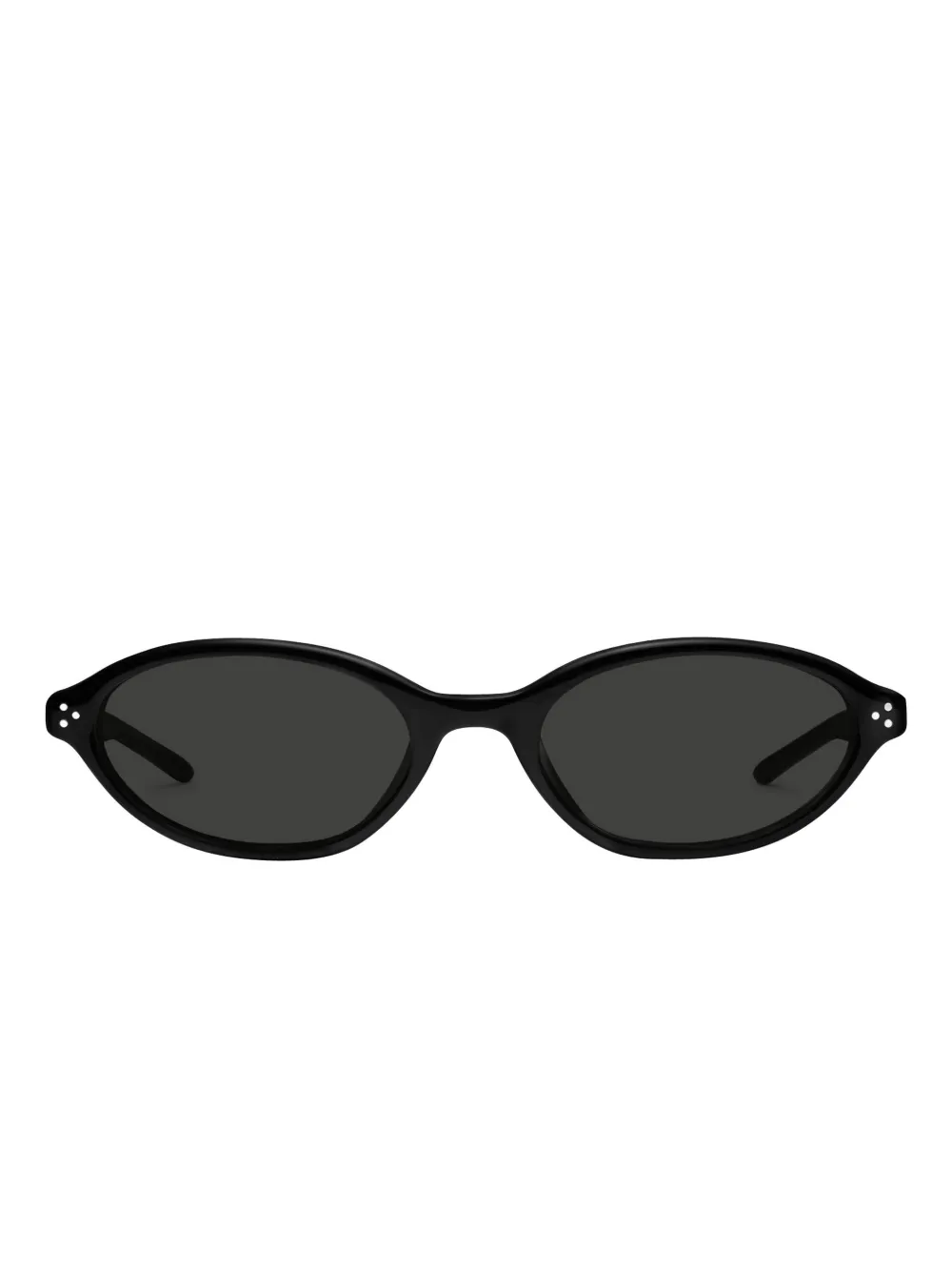 Gentle Monster La Cha 01 Oval-frame Sunglasses In Black