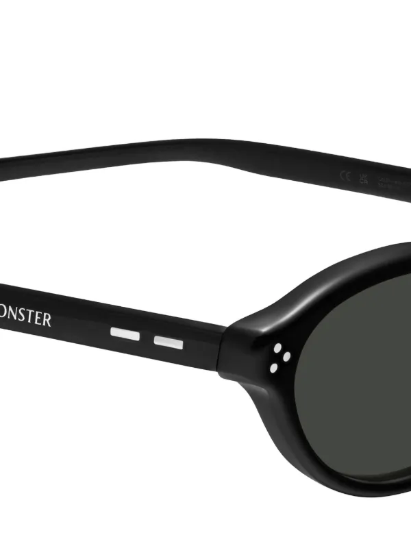 Gentle Monster La Cha 01 oval-frame Sunglasses | Black | FARFETCH