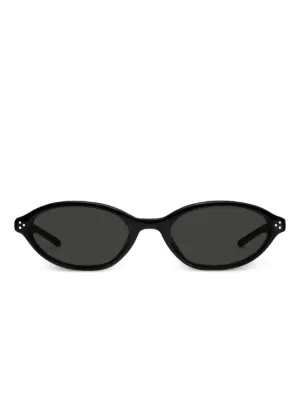 GENTLE MONSTER ブラック キャットアイサングラス Gentle Monster Kunst キャットアイ サングラス | ブラック | FARFETCH JP