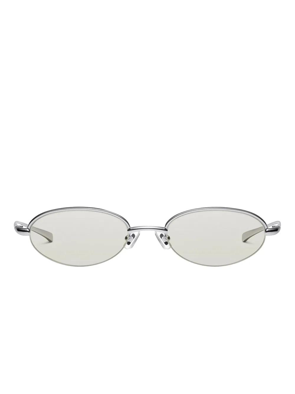 Gentle Monster Kota 02 (grm) Oval-frame Sunglasses In Gray