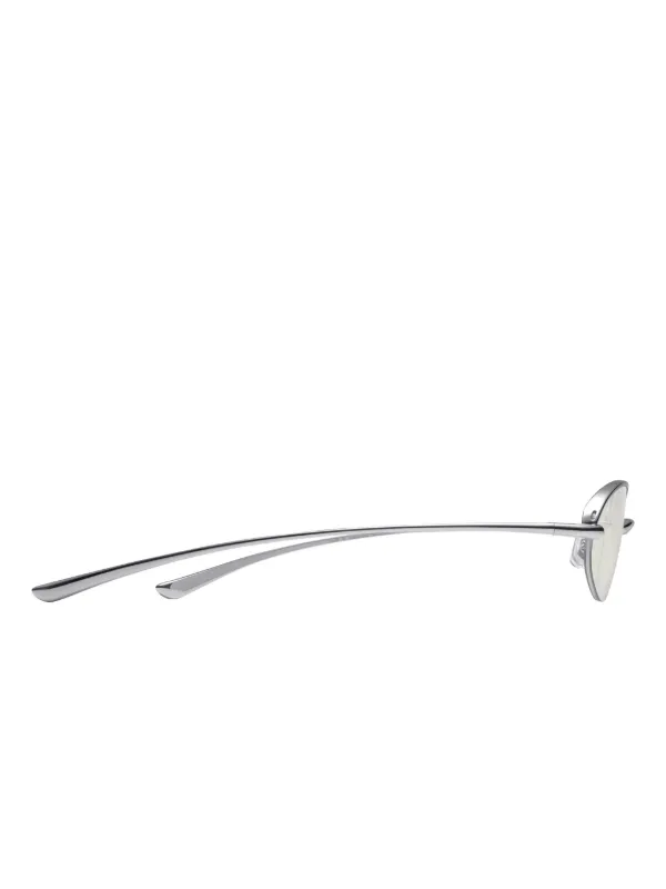 Gentle Monster Kota 02 (GRM) oval-frame Sunglasses | Silver | FARFETCH