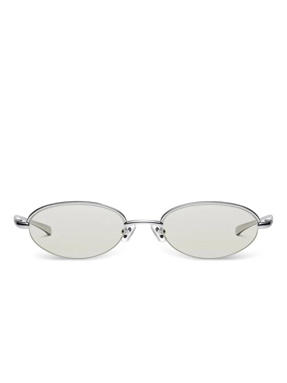 Gentle Monster Kota 02 (GRM) zonnebril met ovalen montuur - Zilver