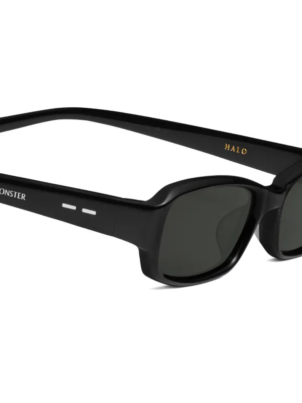 GENTLE MONSTER Halo-01サングラス ブラック ケース付き Gentle Monster Halo square-frame Sunglasses | Black | FARFETCH