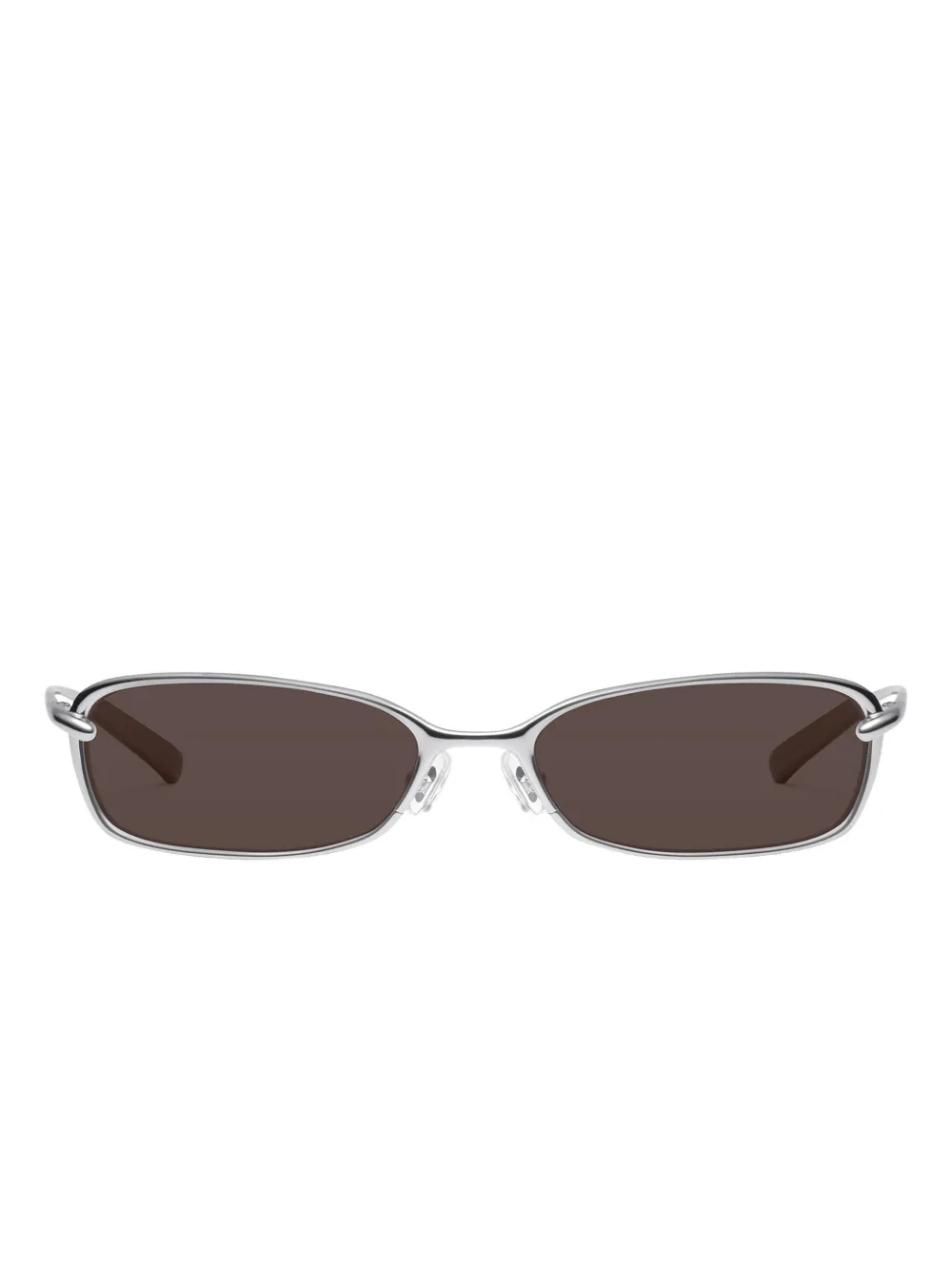 Gentle Monster Rollie 02 Rectangle-frame Sunglasses In Silver