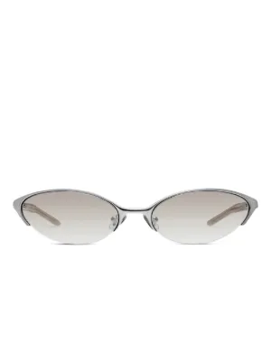 Gentle Monster Tetra 02(BRM) Sunglasses | Silver | FARFETCH