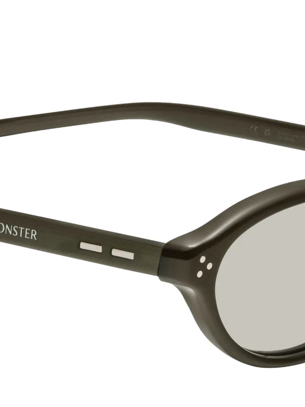 Gentle Monster La Cha BR4 oval-frame Sunglasses | Green | FARFETCH JO