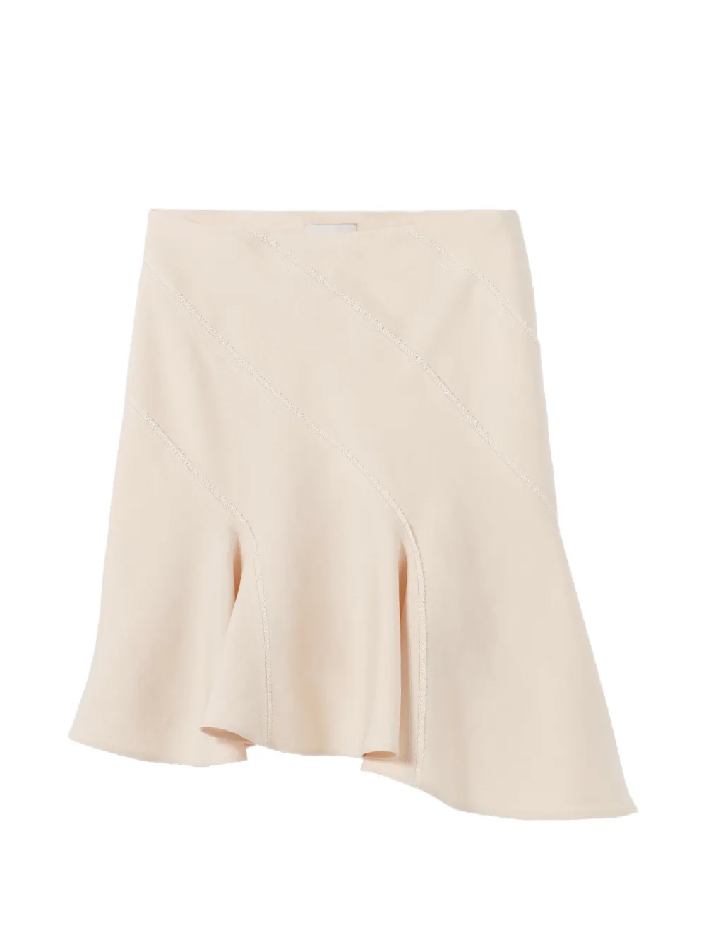 Claudie Pierlot lace trim A-line skirt - Toni neutri