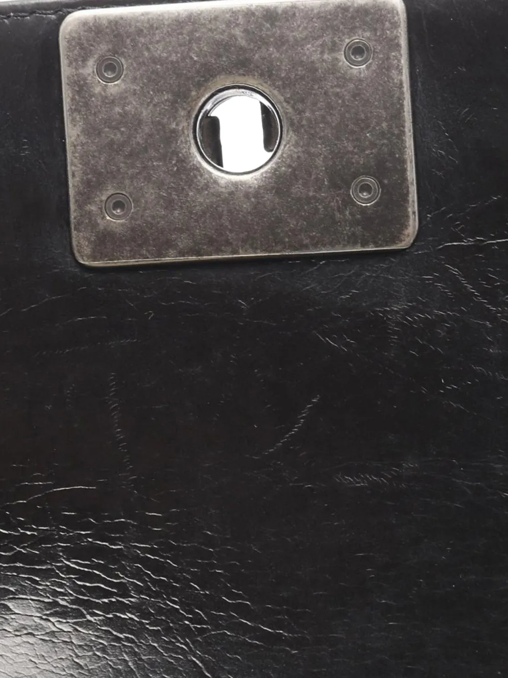 Pre-owned Chanel 2014-2015 Small Quilted Glazed Calfskin Chained Boy Flap Shoulder Bag In Black