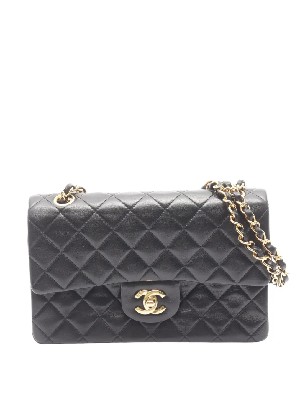 CHANEL Pre-Owned 1997-1999 Small Classic Lambskin Double Flap shoulder CHANEL Pre-Owned 1997-1999 Small Classic Lambskin Double Flap shoulder