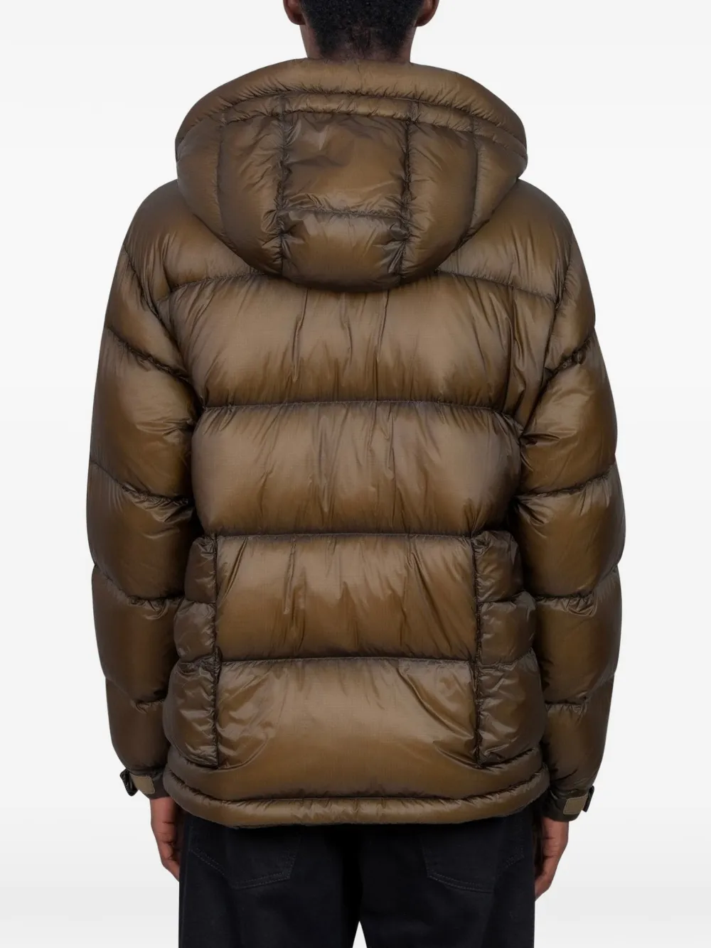 C.P. Company D.D. Shell buttoned hooded jacket Groen