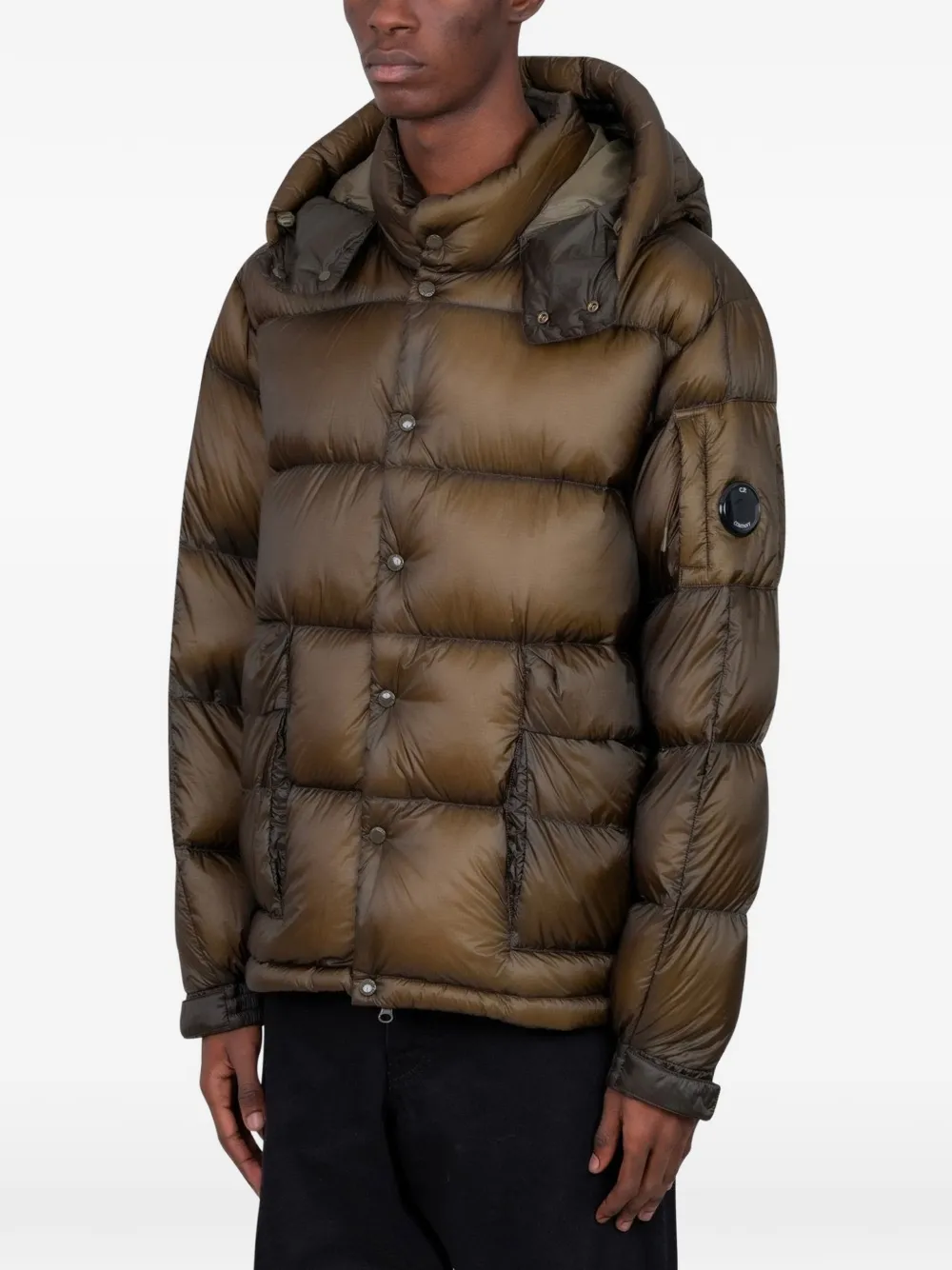 C.P. Company D.D. Shell buttoned hooded jacket | Down Jackets | Image 2