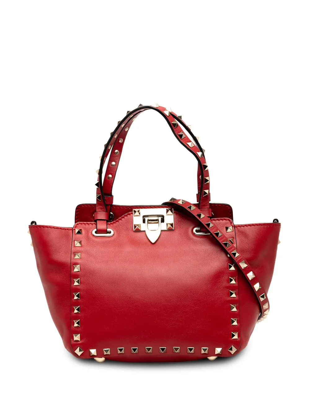 Valentino Garavani Pre-Owned 2000-2017 Mini Leather Rockstud satchel -