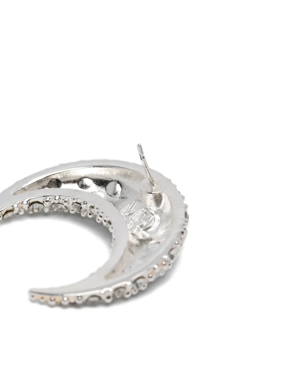 Marine Serre moon-design single earring - Zilver