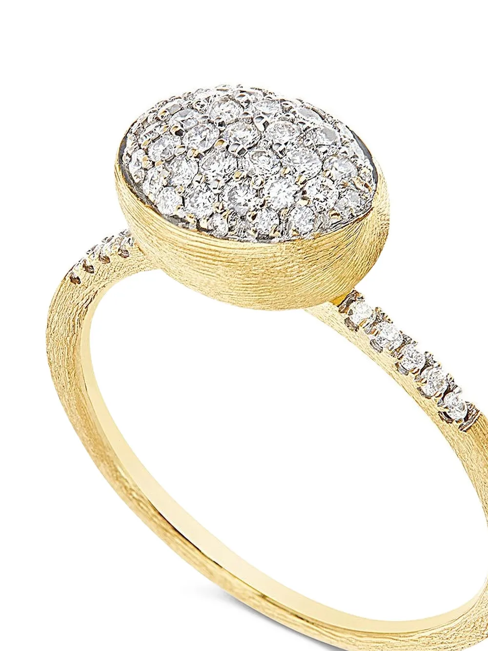 18k Yellow Gold Small Elite Diamond Ring