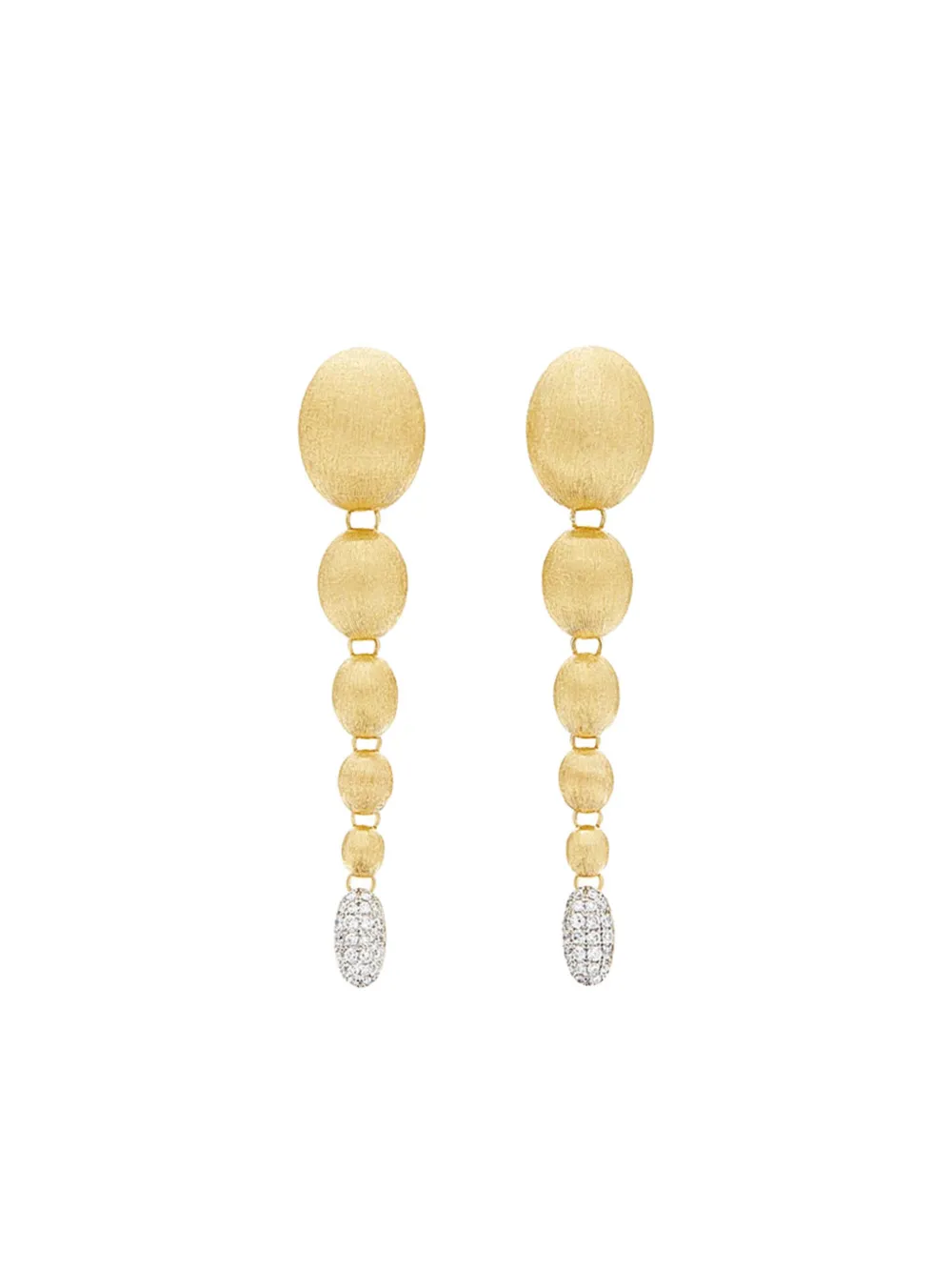 NANIS 18K yellow gold diamond drop earrings - Oro