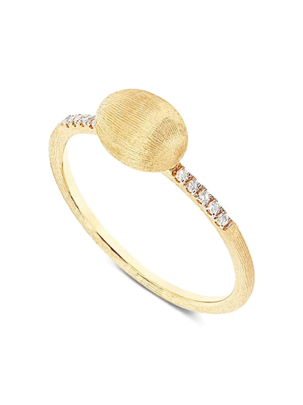 Nanis 18k Yellow Gold Baby Élite Diamond Ring In Gold