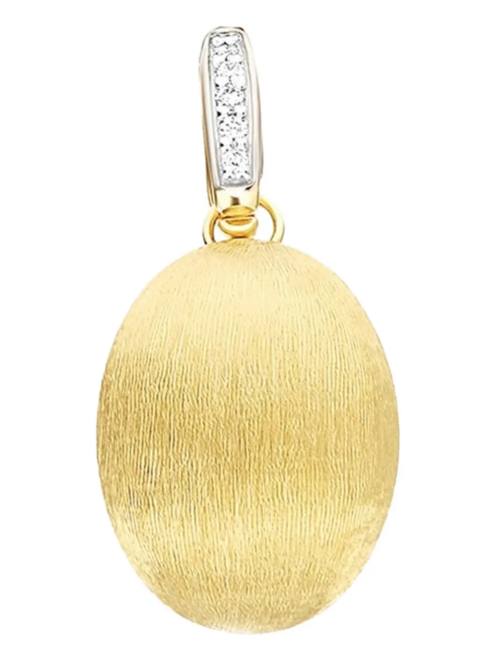 Nanis 18k Yellow Gold Large Boule Diamond Pendent In Gold