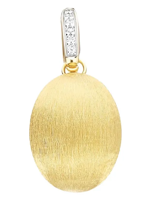 NANIS 18K yellow gold large Boule diamond pendent