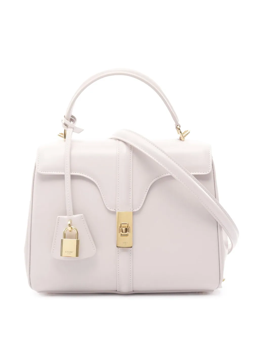 Celine Pre-Owned 2010-2025 Small Leather 16 satchel - ピンク Celine Pre-Owned 2010-2025 Small Leather 16 satchel - ピンク