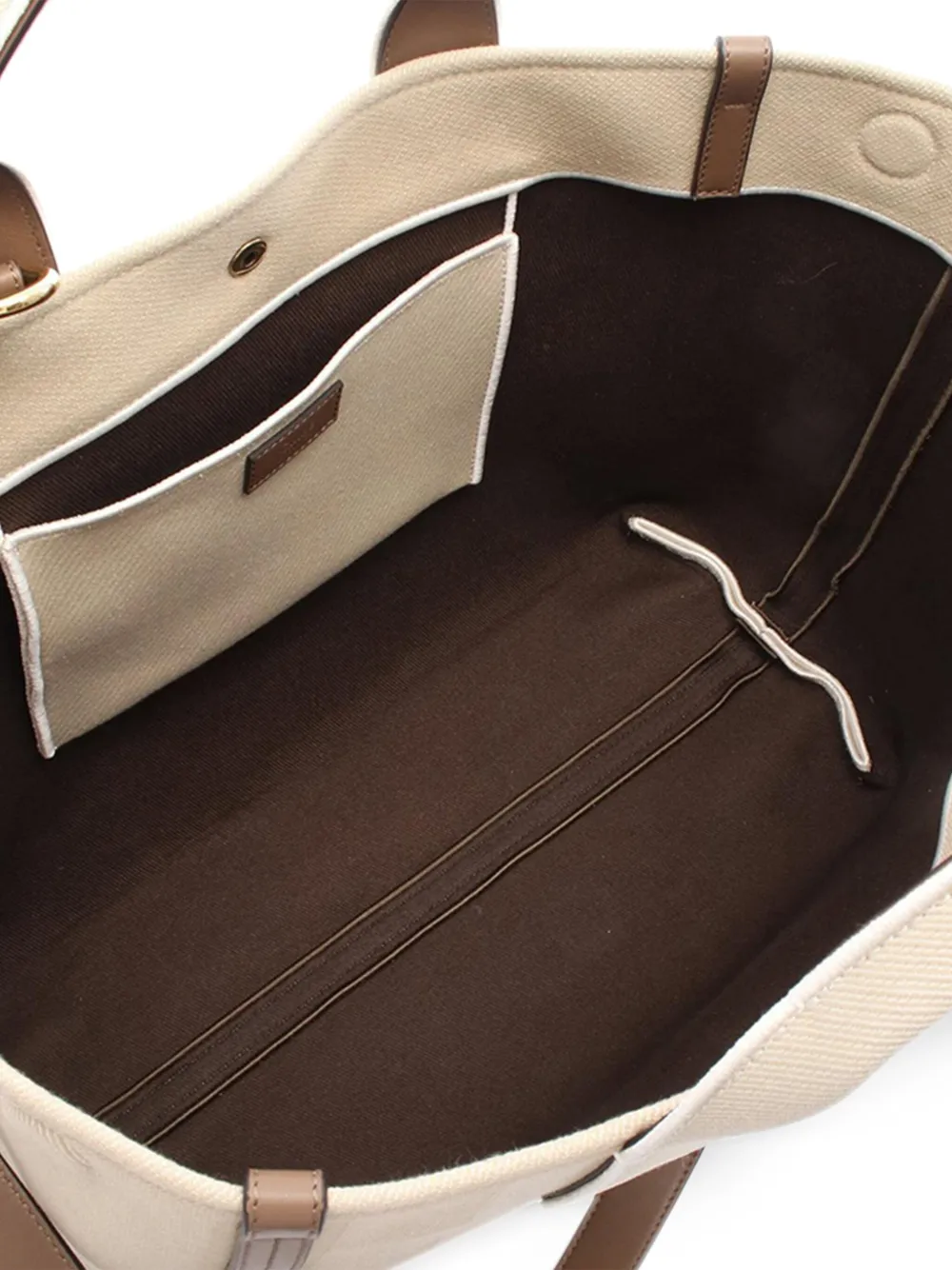 Pre-owned Chloé 2010-2025 Canvas Carry Satchel In Brown