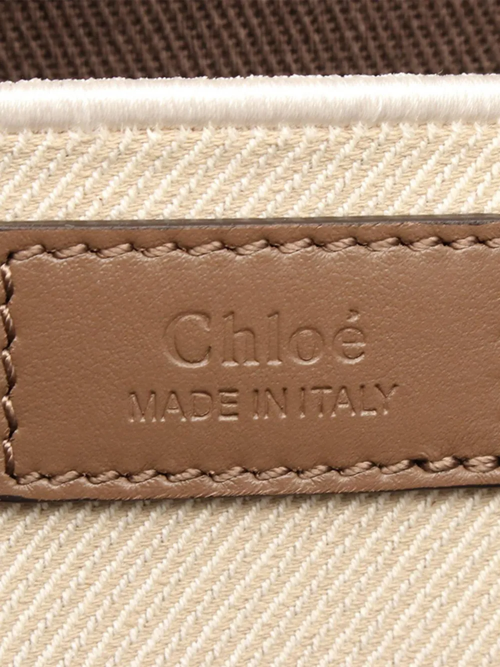 Pre-owned Chloé 2010-2025 Canvas Carry Satchel In Brown