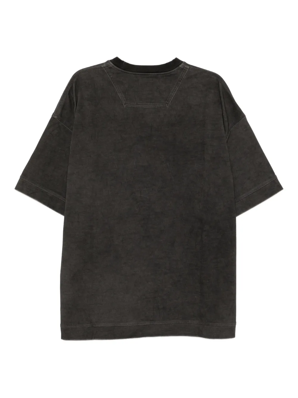 Juun.J T-shirt met geborduurd logo - Grijs