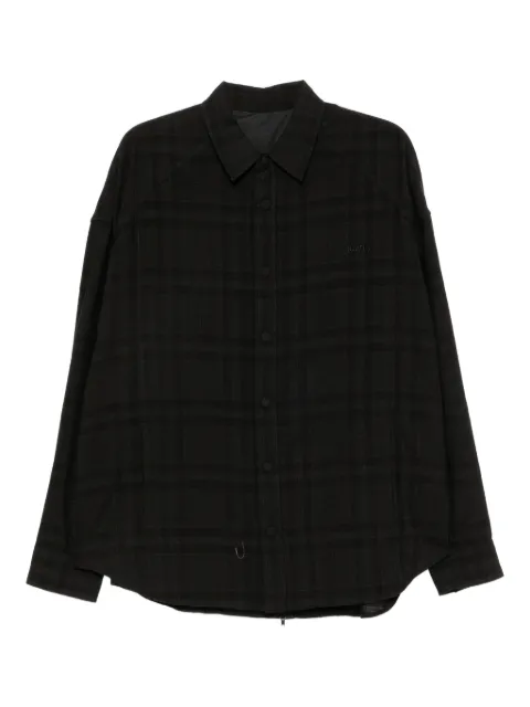 Juun.J plaied long-sleeves shirt
