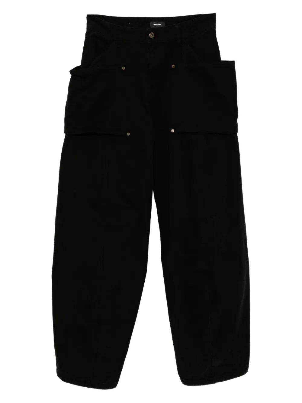We11done crescent trousers | Black | Image 1