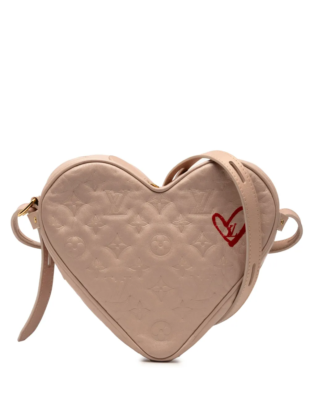 Louis Vuitton Pre-Owned 2021-2025 Monogram Embossed Lambskin Fall In Louis Vuitton Pre-Owned 2021-2025 Monogram Embossed Lambskin Fall In