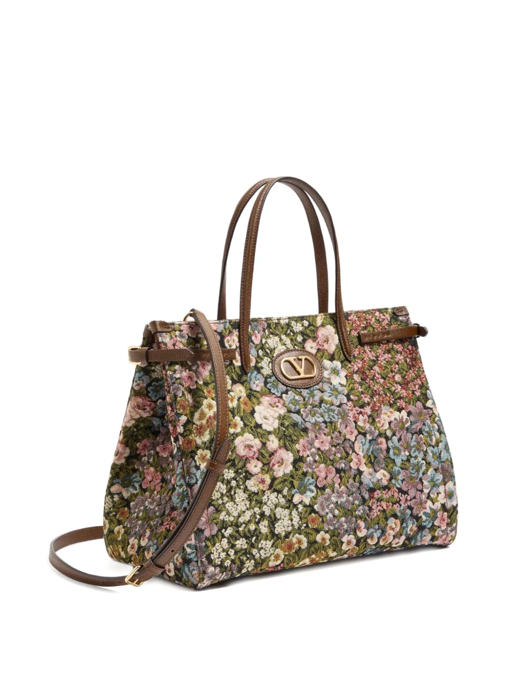 Valentino Antibes Tote Bag In Neutral