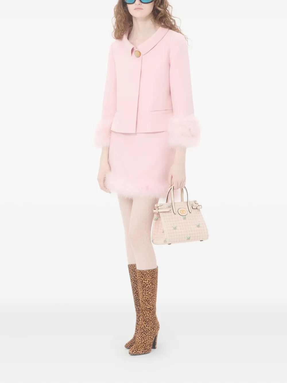 Valentino Garavani Antibes kleine shopper Roze