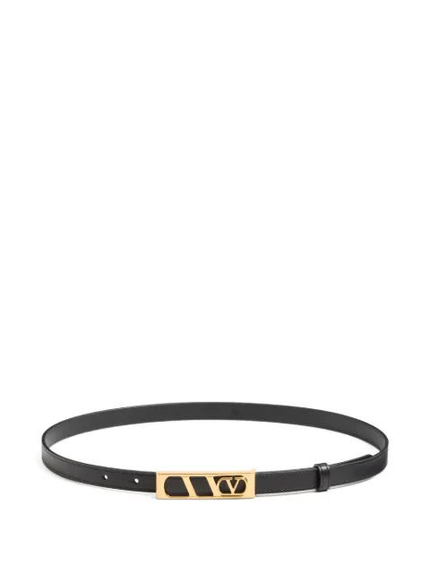 Valentino Garavani VLogo-signature rectangular-buckle belt