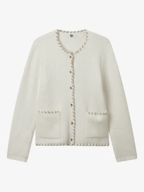 b+ab round-neck cardigan