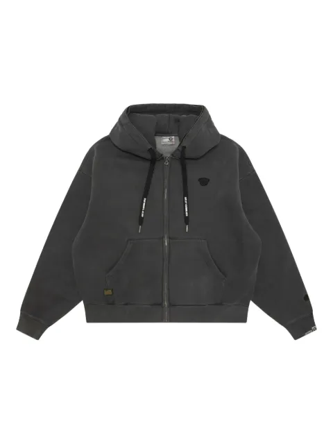 AAPE BY *A BATHING APE® sweat côtelé à capuche