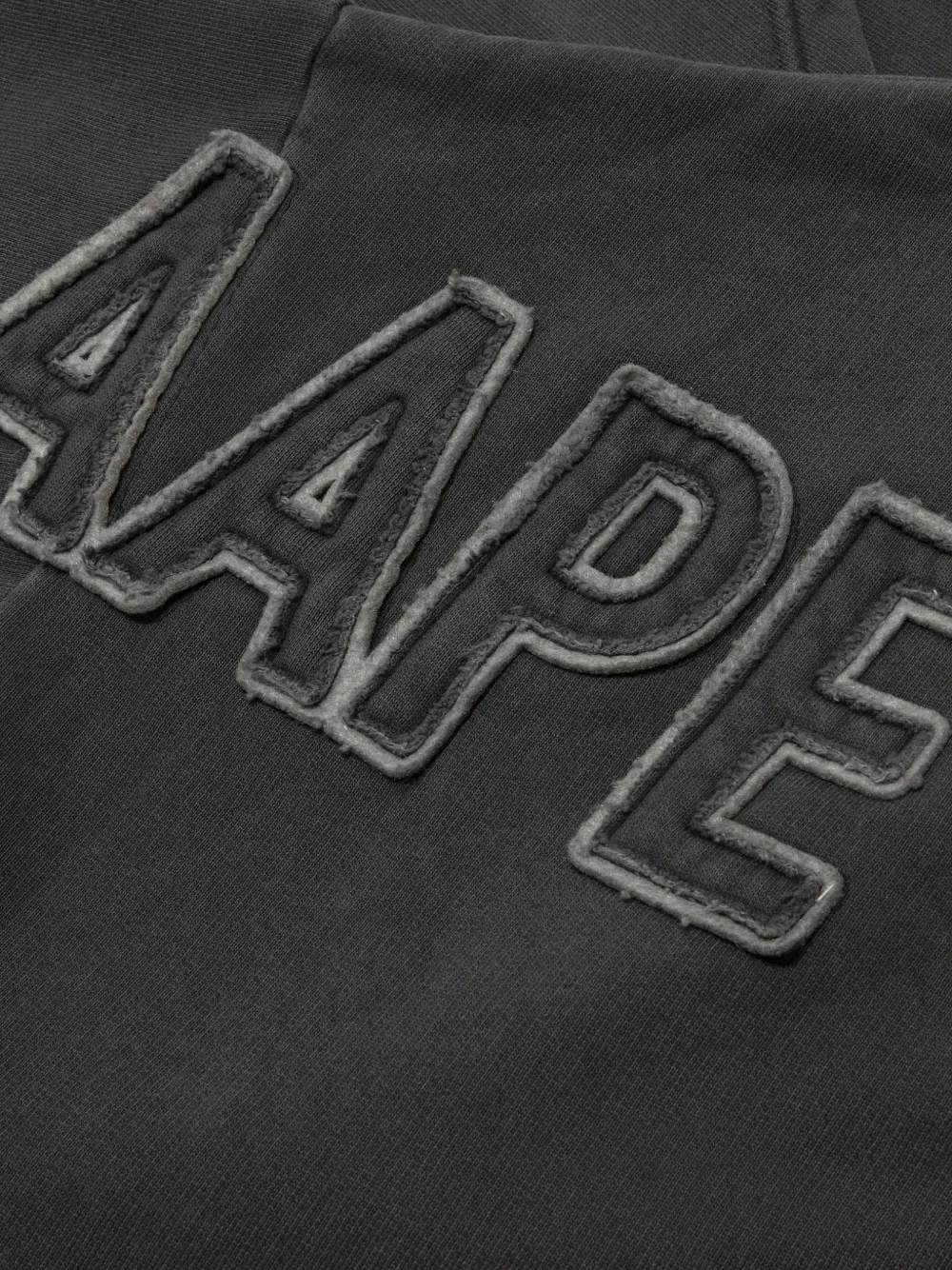 AAPE BY *A BATHING APE Hoodie met geribbelde zoom Zwart