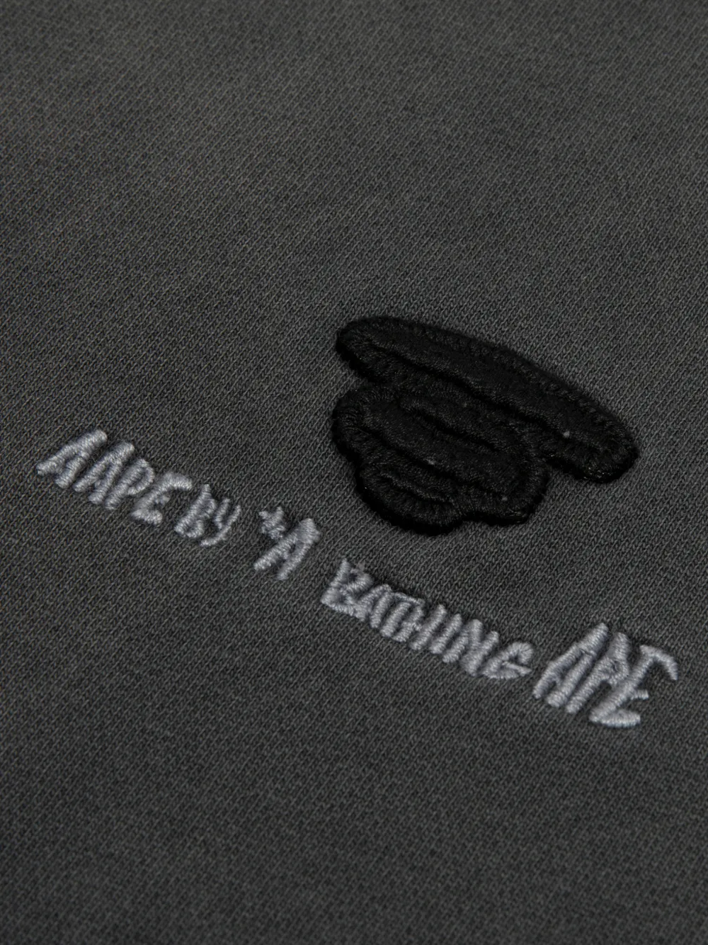 AAPE BY *A BATHING APE Sweater met ronde hals Zwart